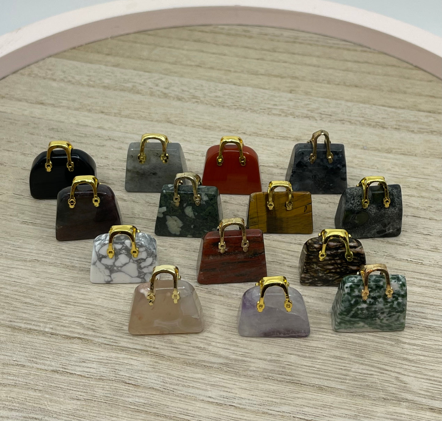 Crystal Carving Mini Purse (Style #2)