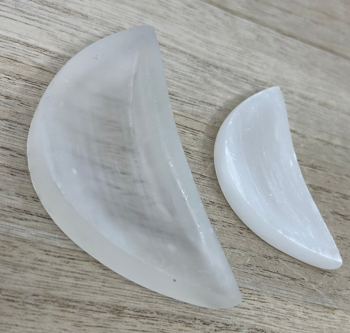 Selenite Moon Bowl (2 Sizes)
