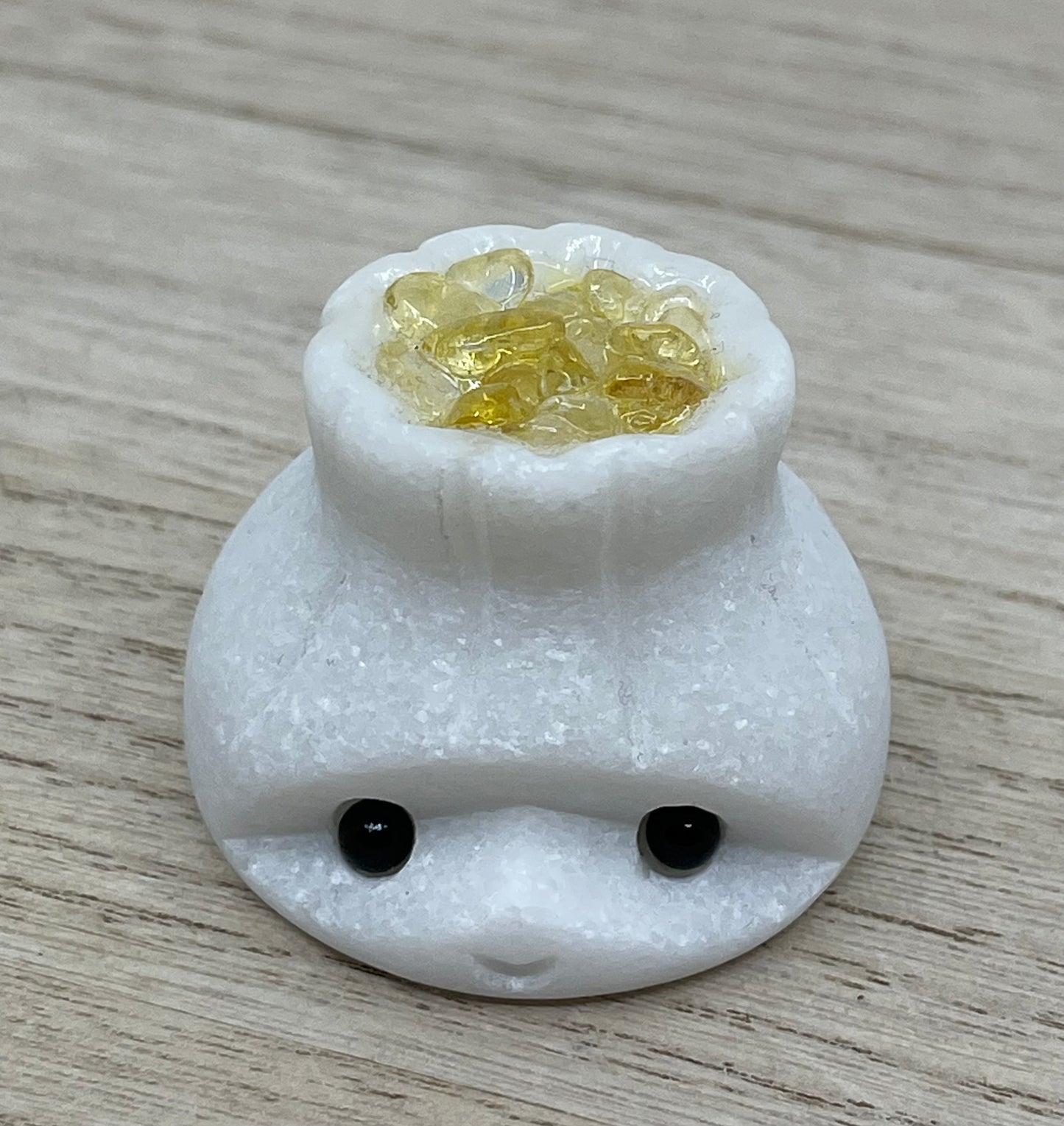 White Jade Carving - Xiao Long Bao (Soup Dumpling) / Siu Mai (Shumai)