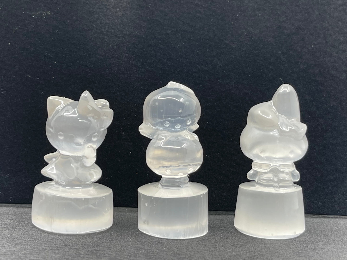 Selenite Sanrio Inspired Mini Carving