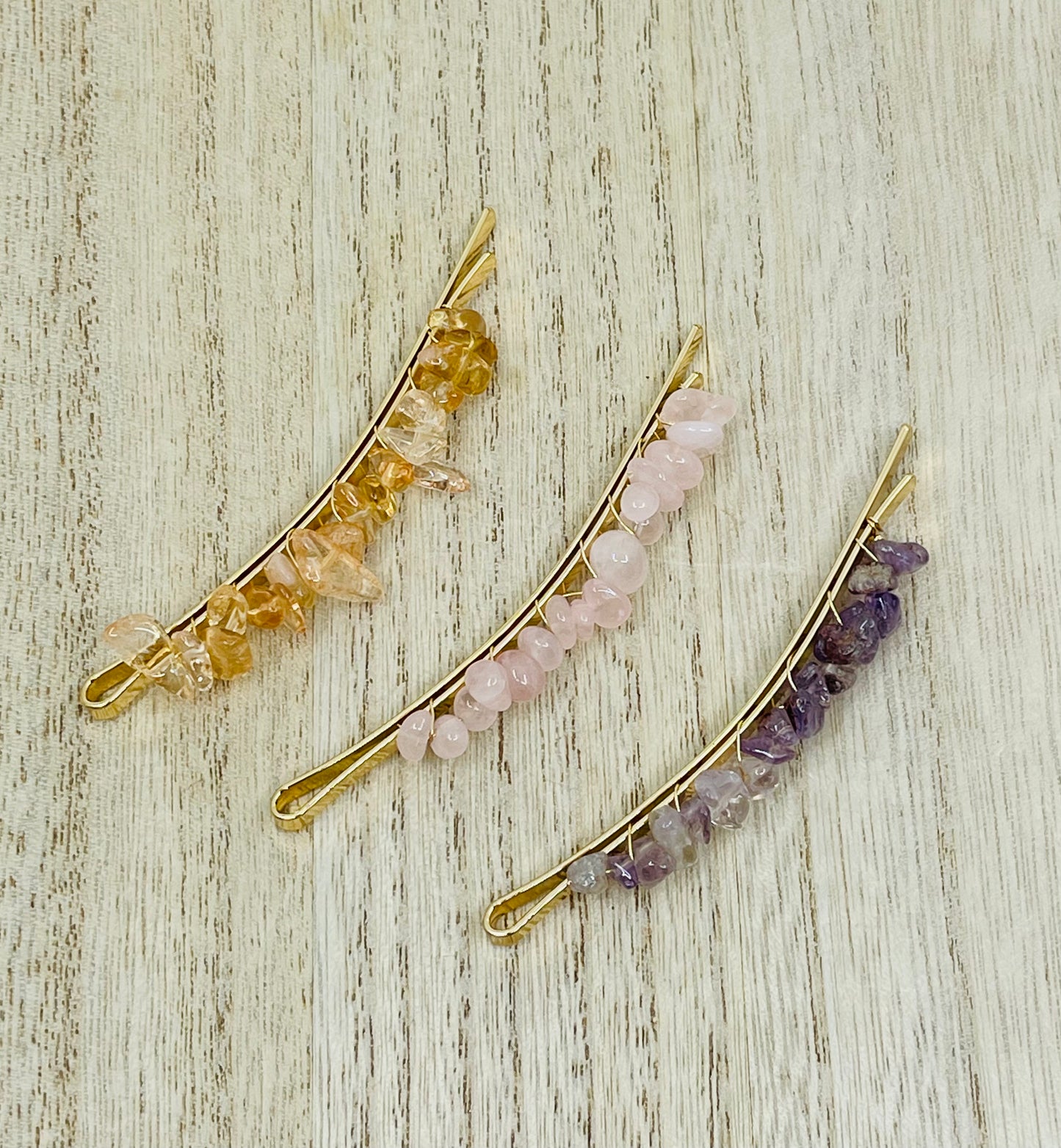 Crystal Chips Hair Pin