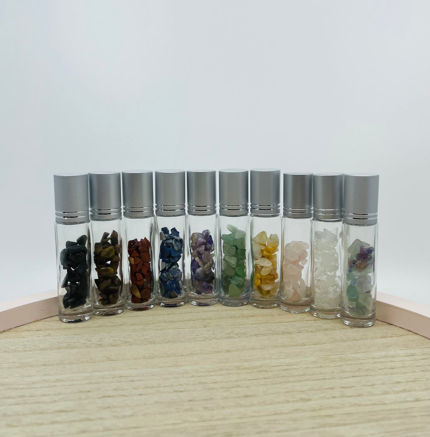 Crystal Chips Perfume Roller Bottle