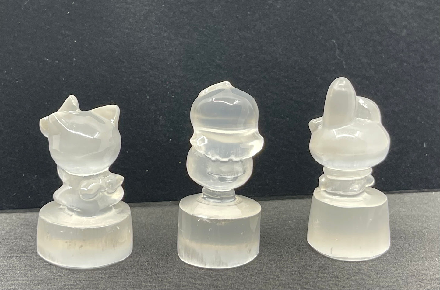 Selenite Sanrio Inspired Mini Carving