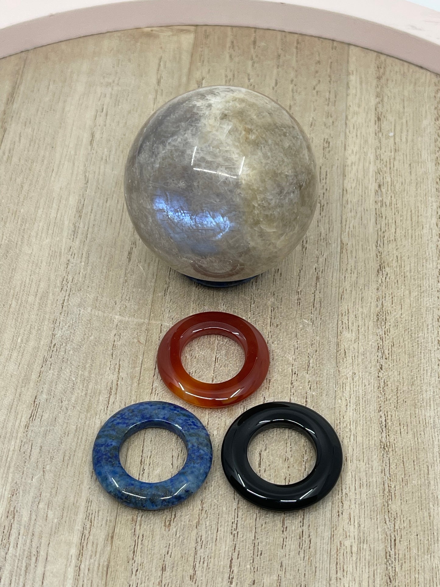Crystal Sphere Holders (Set of 3)