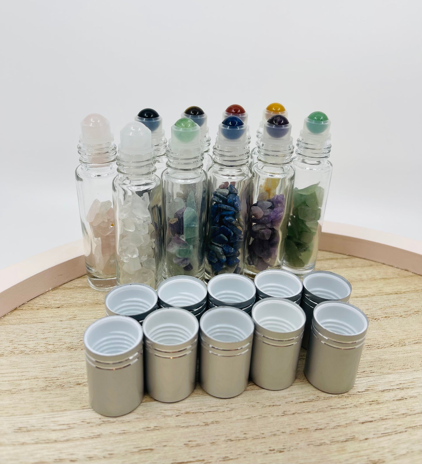 Crystal Chips Perfume Roller Bottle