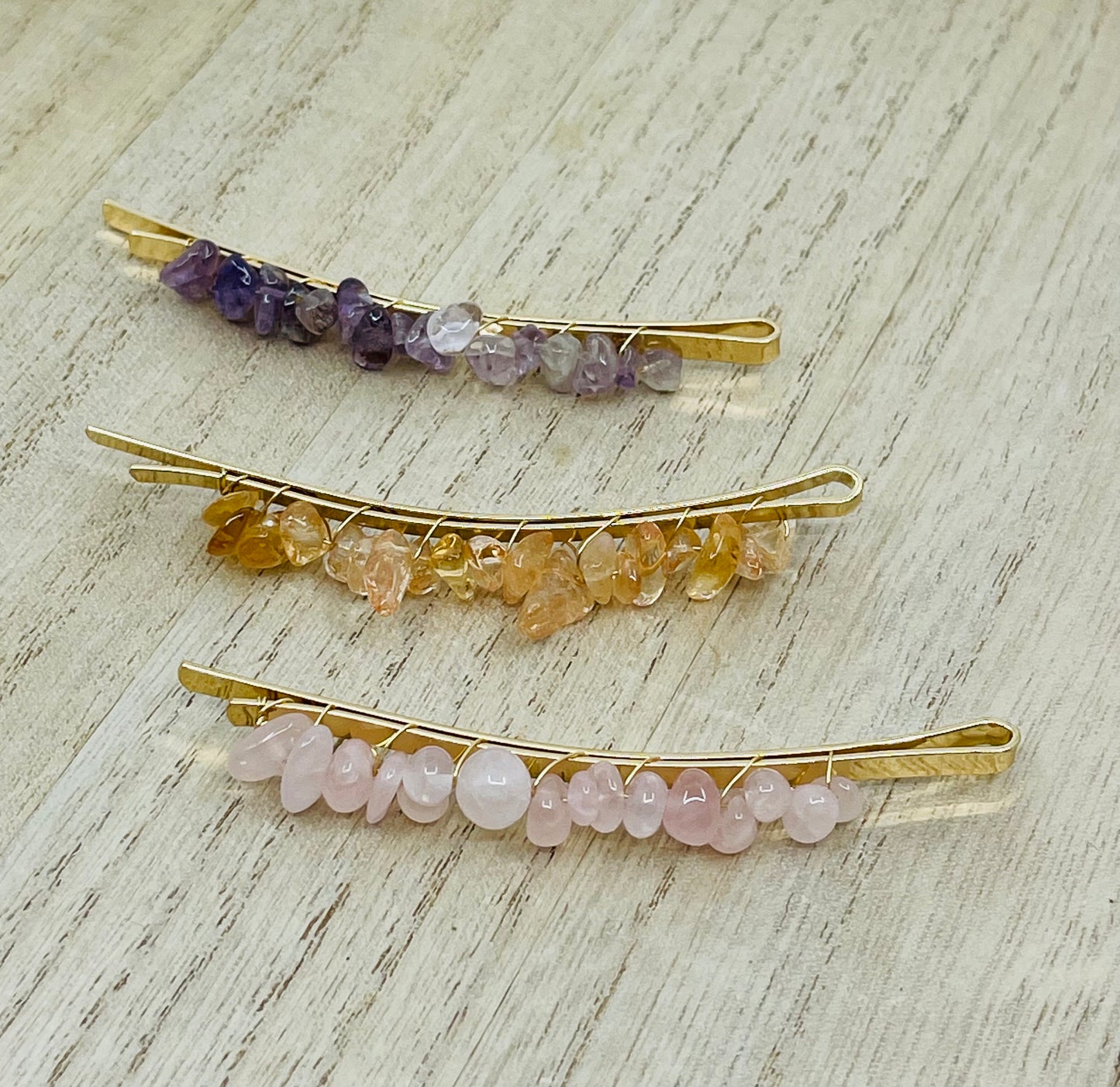 Crystal Chips Hair Pin
