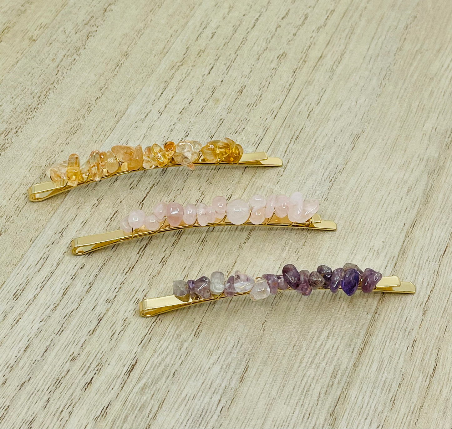 Crystal Chips Hair Pin