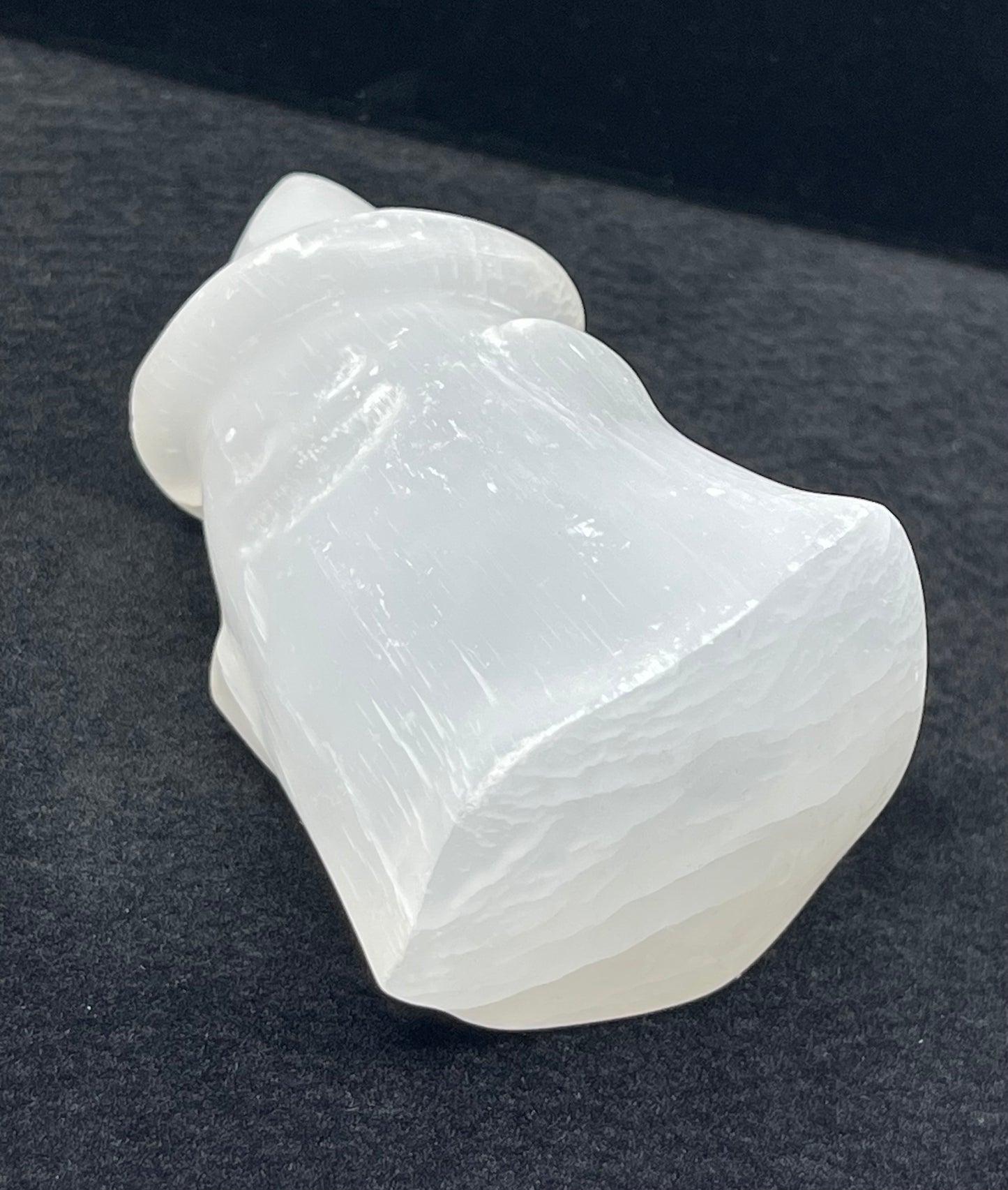 Selenite Witch Ghost Carving (Style #2)
