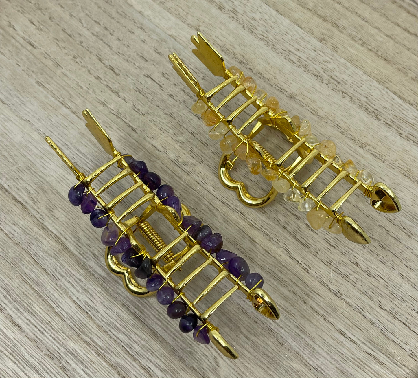Crystal Chips “Banana” Clip