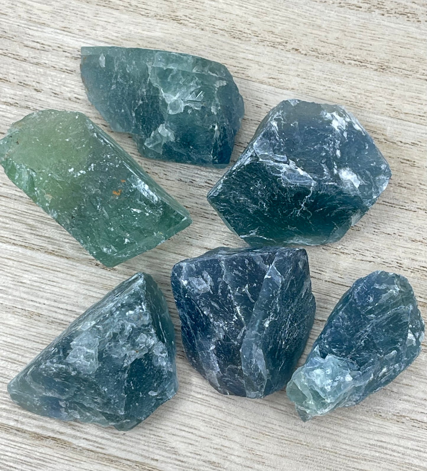 Green Fluorite Raw Tumble