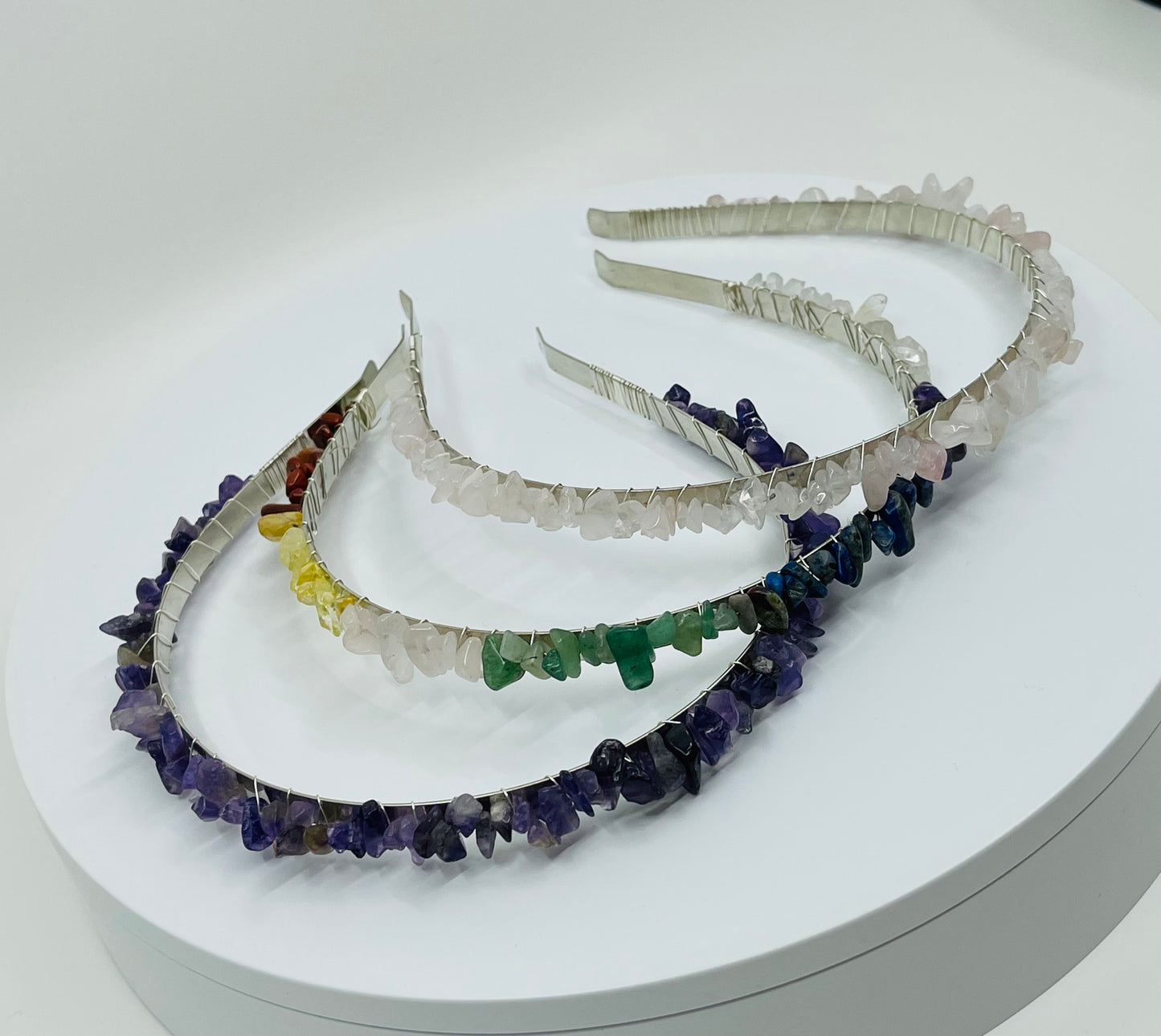 Crystal Chips Headband