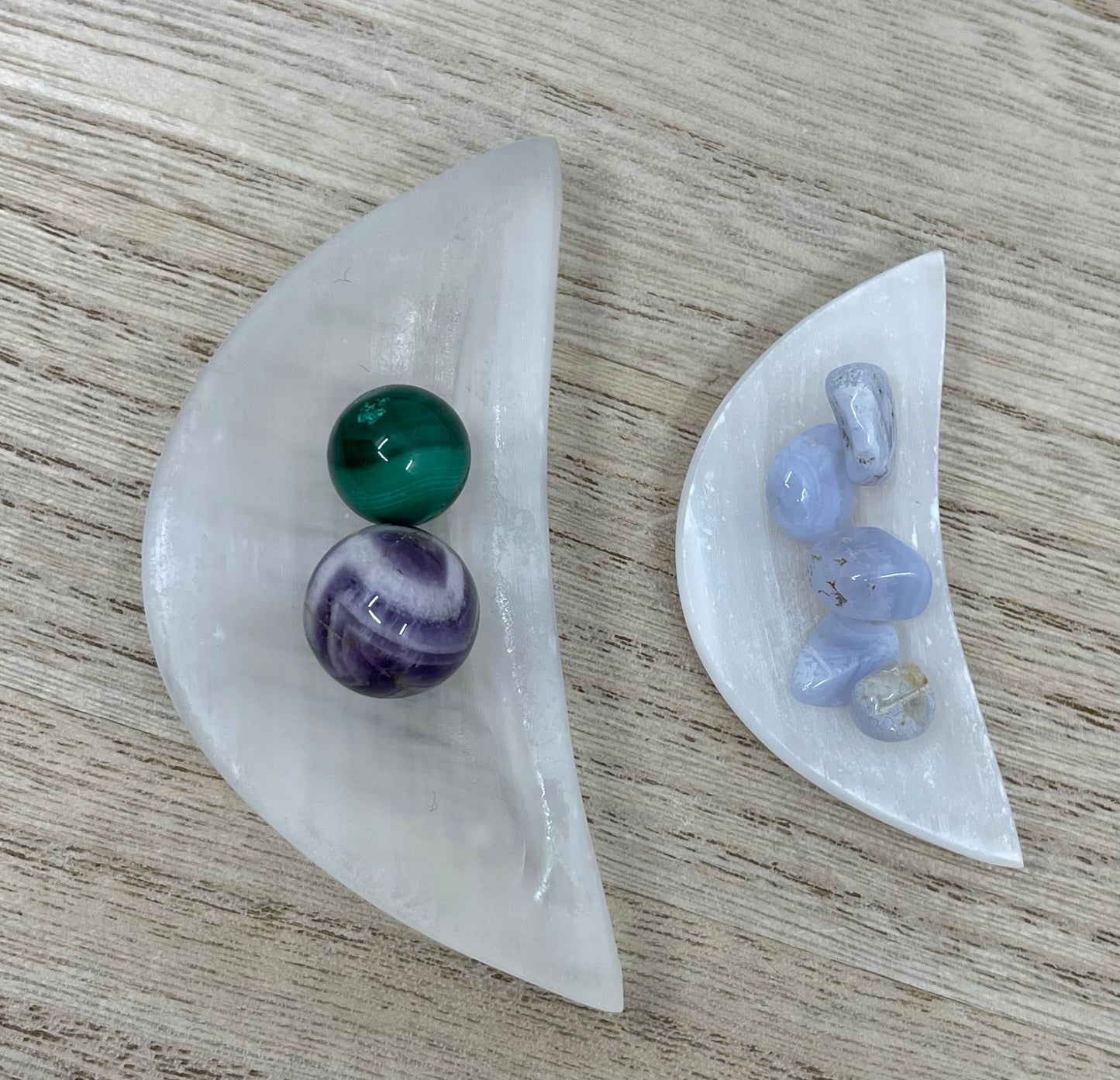 Selenite Moon Bowl (2 Sizes)