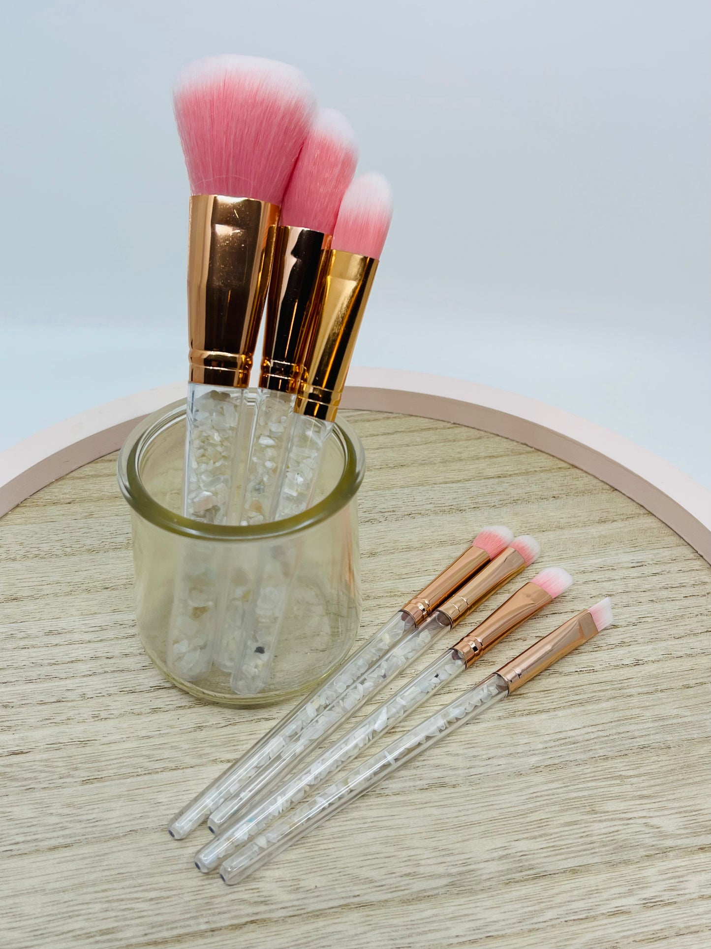 Crystal Chips Make Up Brushes - 7 Piece Set