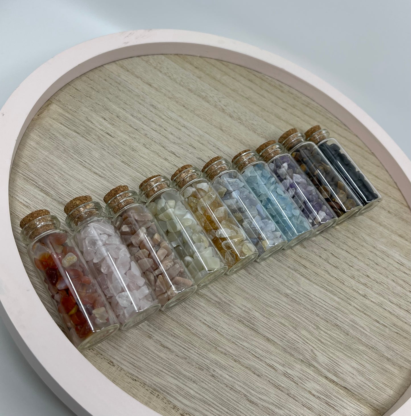 Crystal Chips “Wish” Bottle
