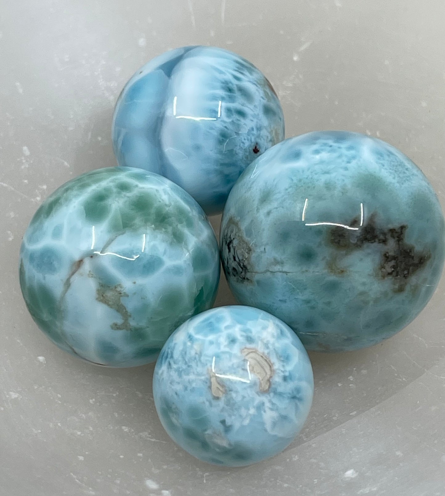 Larimar Sphere