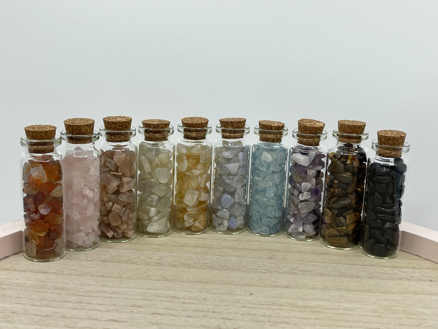 Crystal Chips “Wish” Bottle