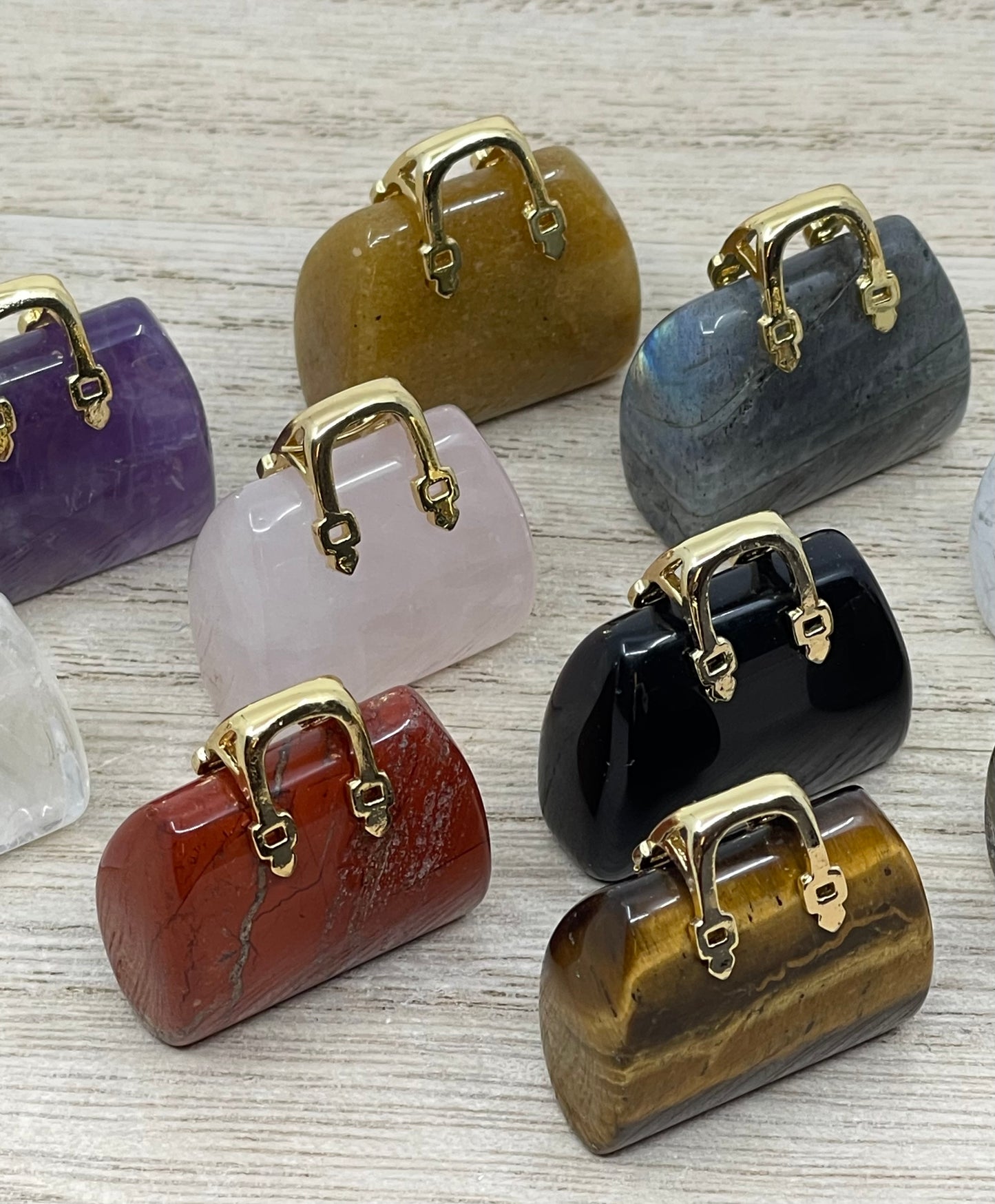 Crystal Carving Mini Purse (Style #1)