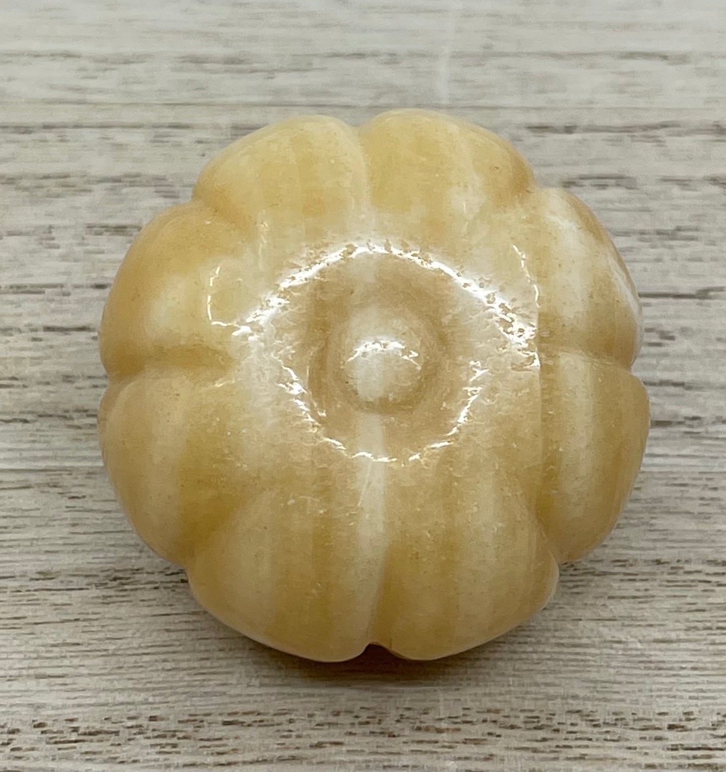 Yellow Calcite Pumpkin Carving