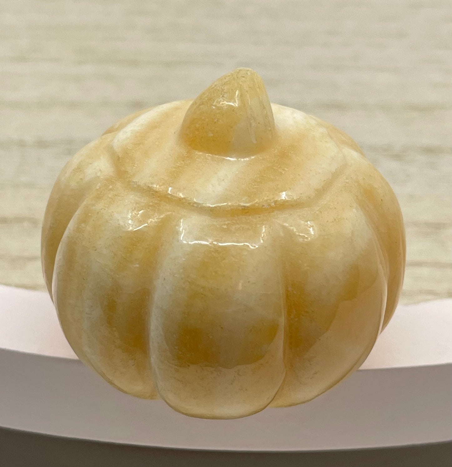 Yellow Calcite Pumpkin Carving