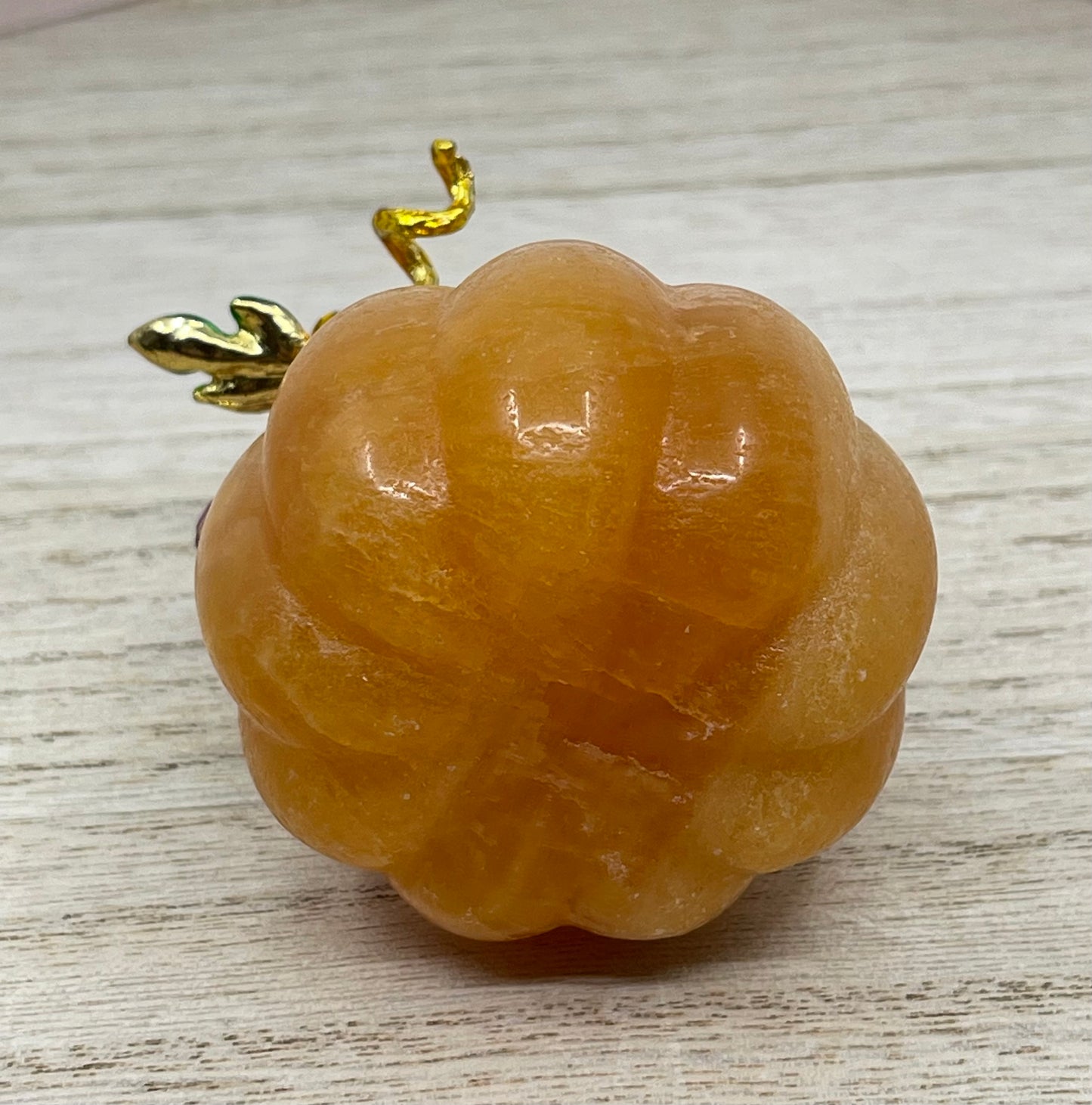 Orange Calcite Pumpkin Carving