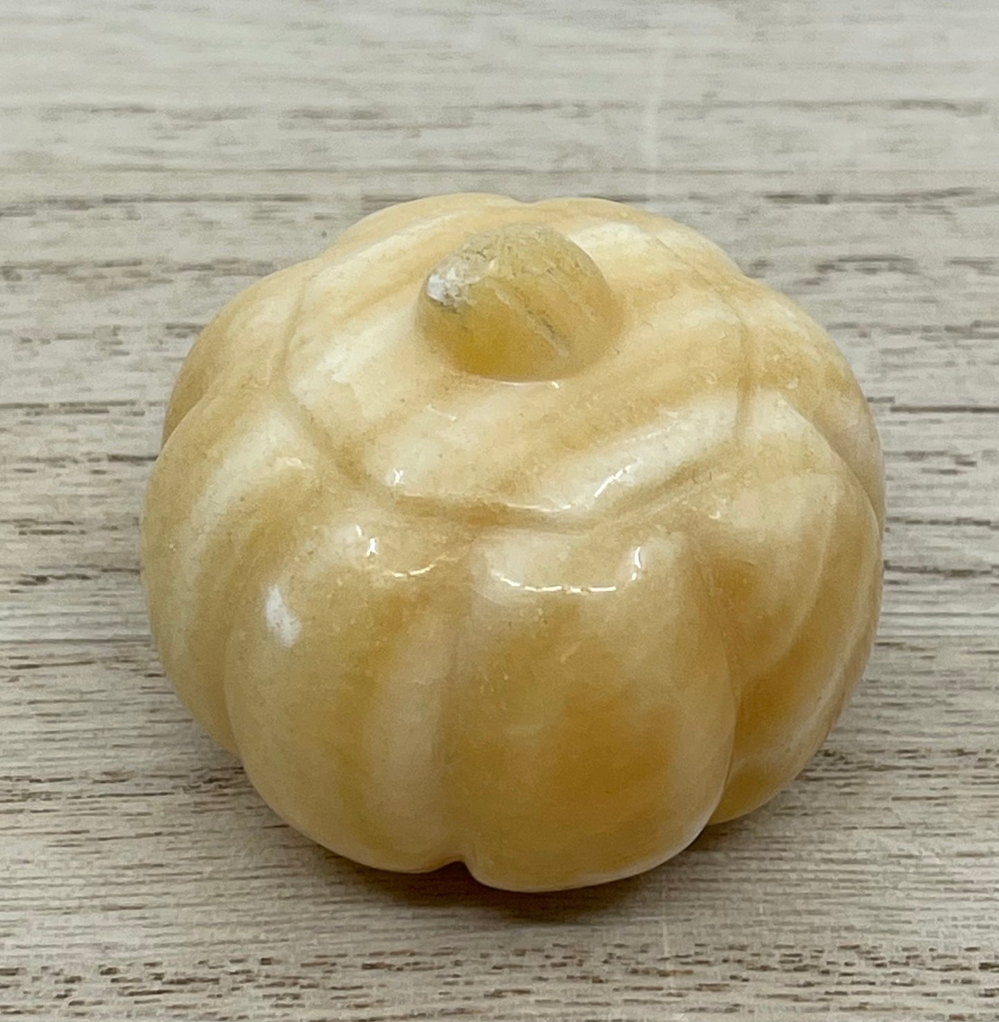 Yellow Calcite Pumpkin Carving