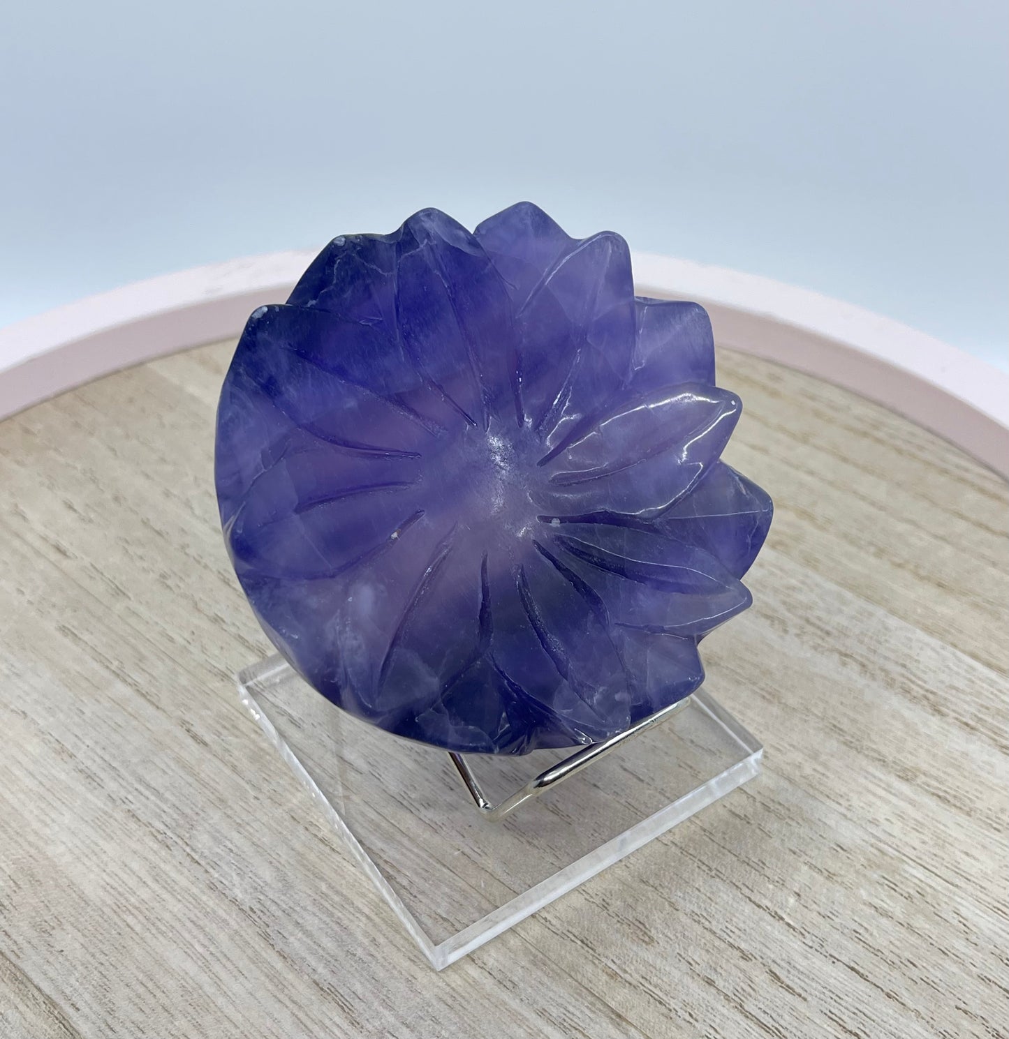 Rainbow Fluorite Daisy Crystal Mini Bowl