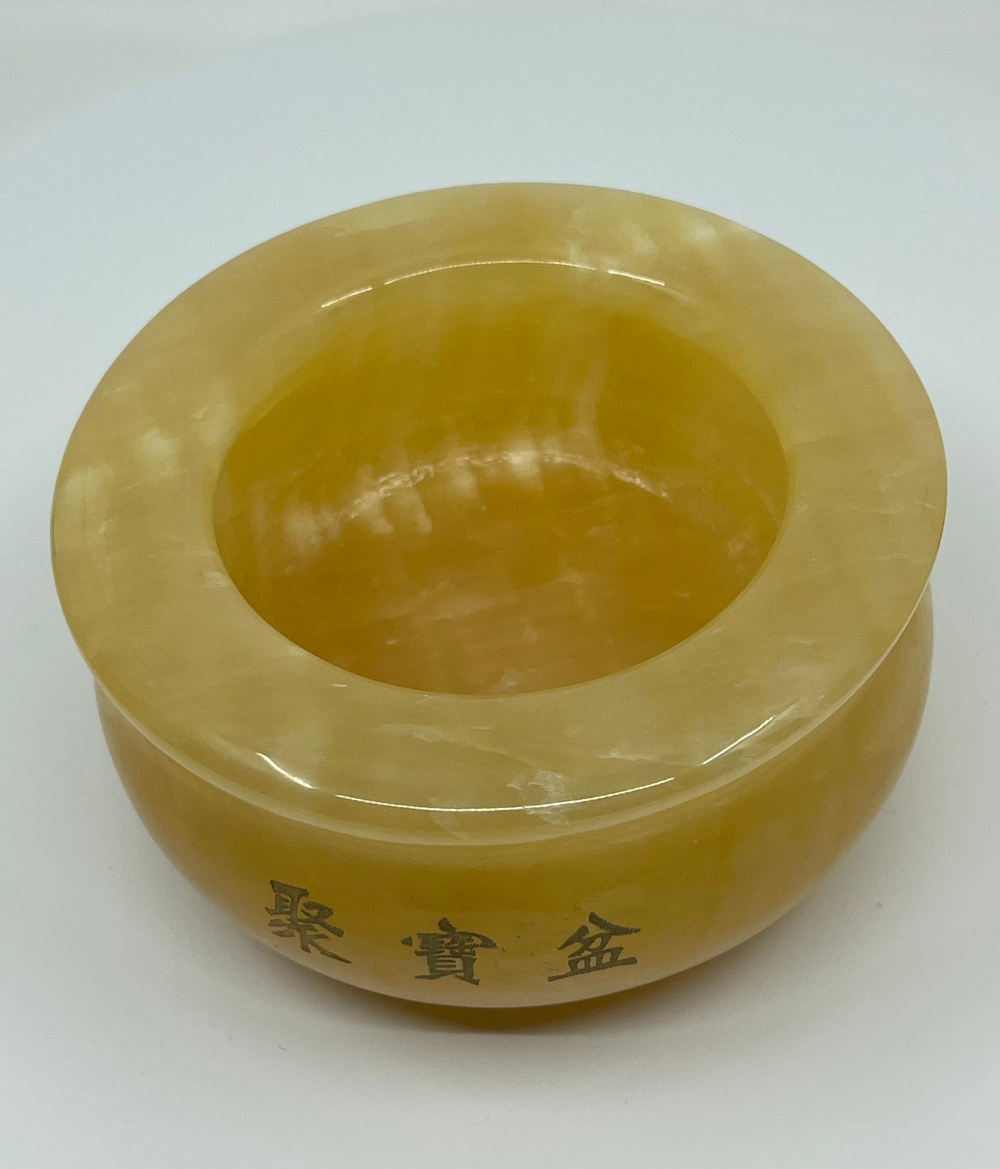 Honey Calcite “Money” Bowl