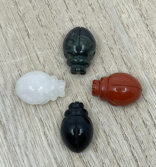 Crystal Carving (Miniature) Scarab Beetle