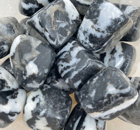 Zebra Jasper Tumble