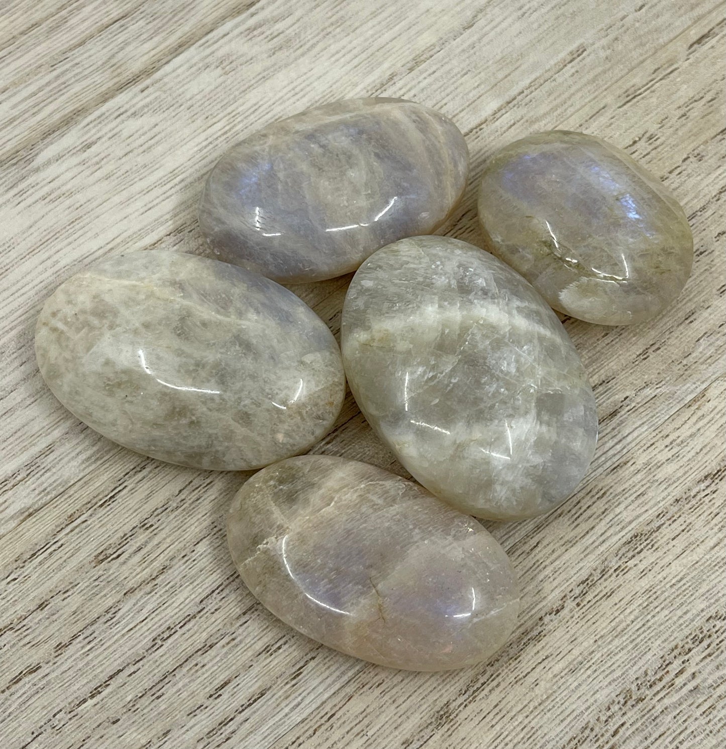 Moonstone Palm Stone